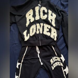 Rich Loner sweat suit